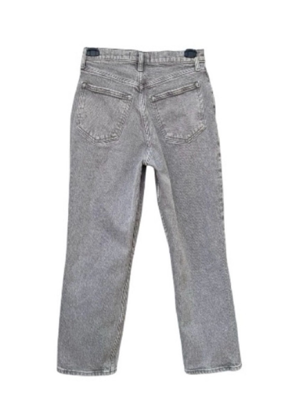Abercrombie & Fitch 90s Straight Ultra High Rise Curve Love Jeans Gray 27 - Picture 3 of 5